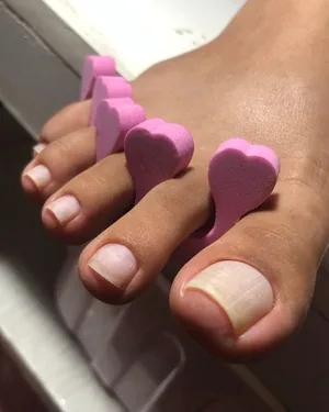 basic dry pedi, example photo